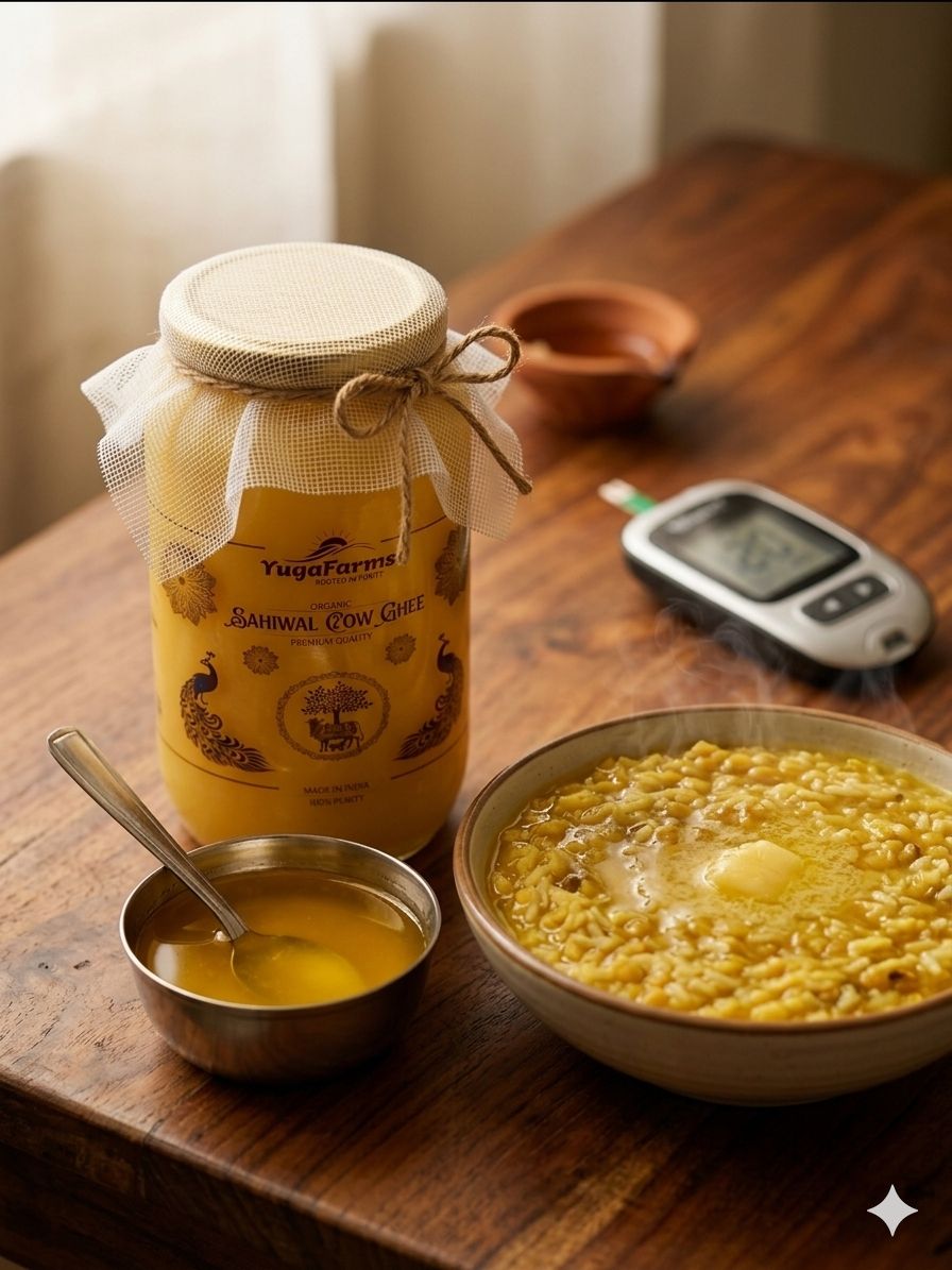 Is A2 Bilona Ghee Good for Diabetes? What the Science and Ayurveda Both Say